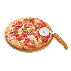 SMPD711123 - Conjunto para pizza em bambu Napoli 30 CM - 2 PÇS