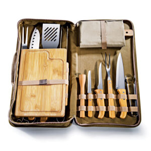 SMPB700873 - Conjunto para churrasco e caipirinha Quebec - 14 PÇS